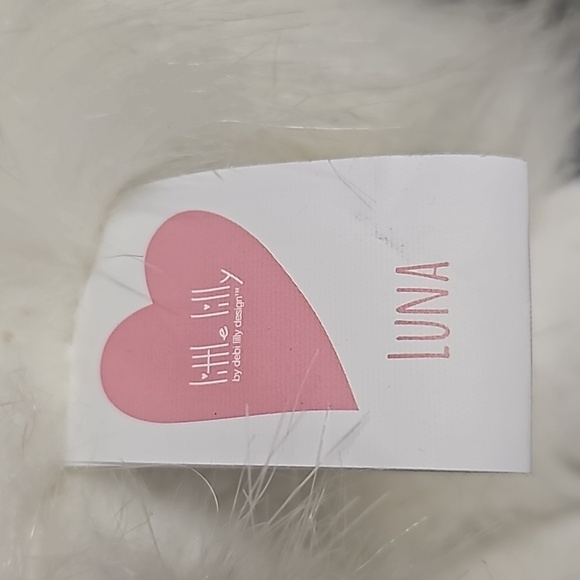 Plush stuffed white blue eyed siamese realistic cat 12 inches sitting - Picture 6 of 7